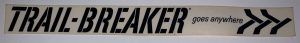 Decal, Trail-Breaker Goes Anywhere