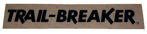 Decal, Trail-Breaker, Black