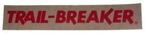 Decal, Trail-Breaker, Red