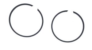 Piston Ring Set, 2 Stroke